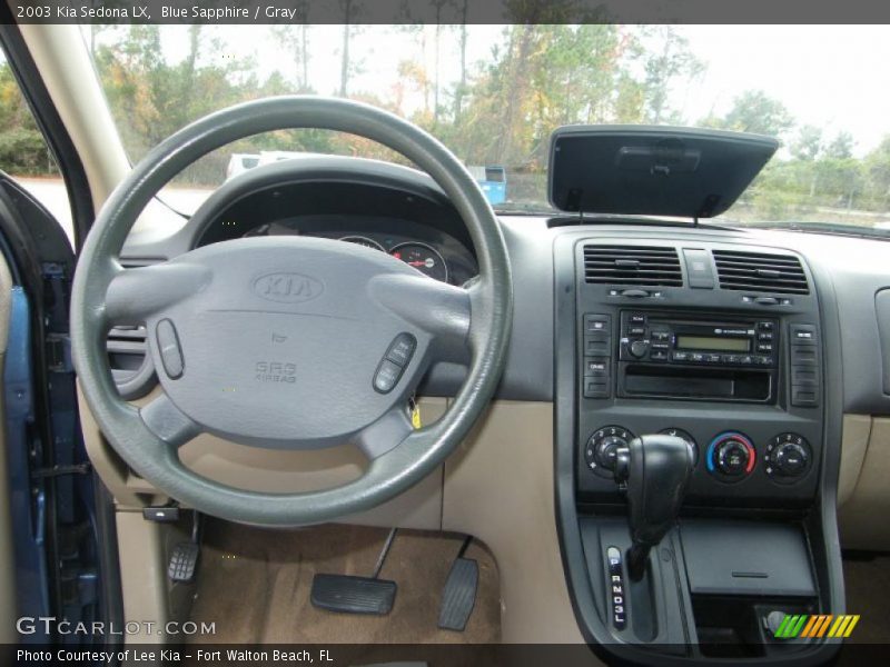 Blue Sapphire / Gray 2003 Kia Sedona LX