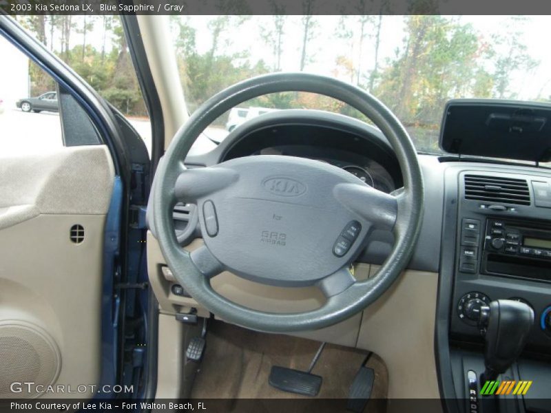 Blue Sapphire / Gray 2003 Kia Sedona LX