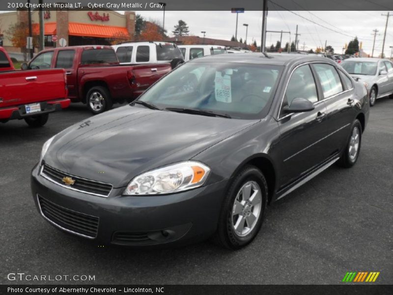 Cyber Gray Metallic / Gray 2010 Chevrolet Impala LT