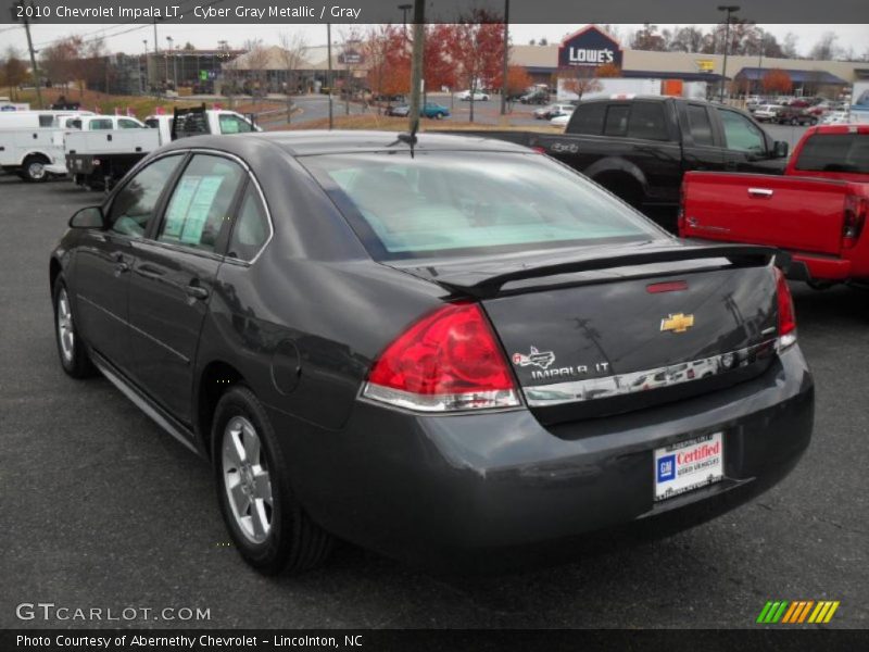 Cyber Gray Metallic / Gray 2010 Chevrolet Impala LT