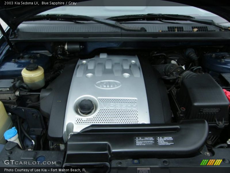 Blue Sapphire / Gray 2003 Kia Sedona LX