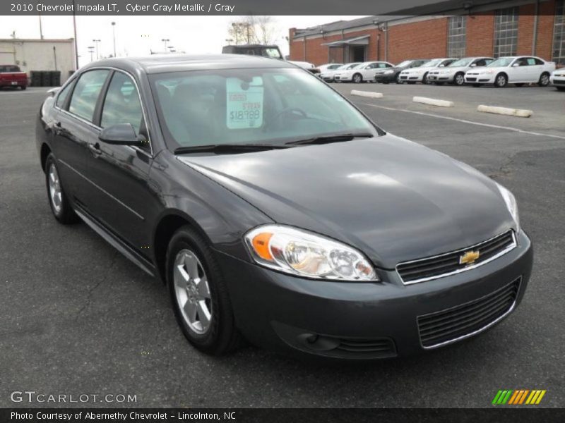 Cyber Gray Metallic / Gray 2010 Chevrolet Impala LT
