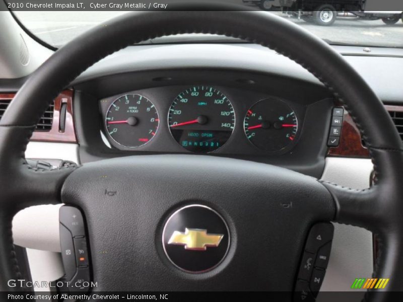 Cyber Gray Metallic / Gray 2010 Chevrolet Impala LT