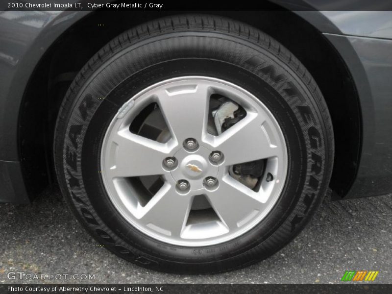 Cyber Gray Metallic / Gray 2010 Chevrolet Impala LT