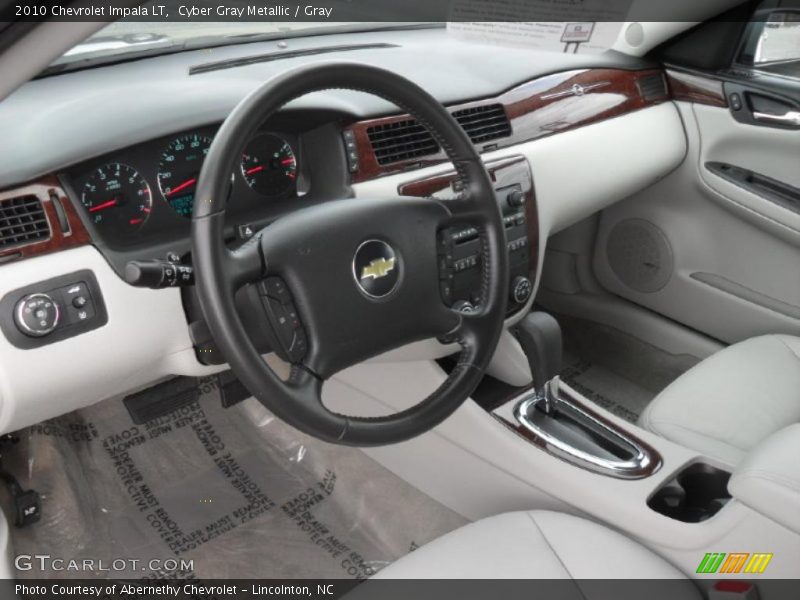 Cyber Gray Metallic / Gray 2010 Chevrolet Impala LT