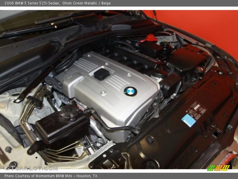 Olivin Green Metallic / Beige 2006 BMW 5 Series 525i Sedan