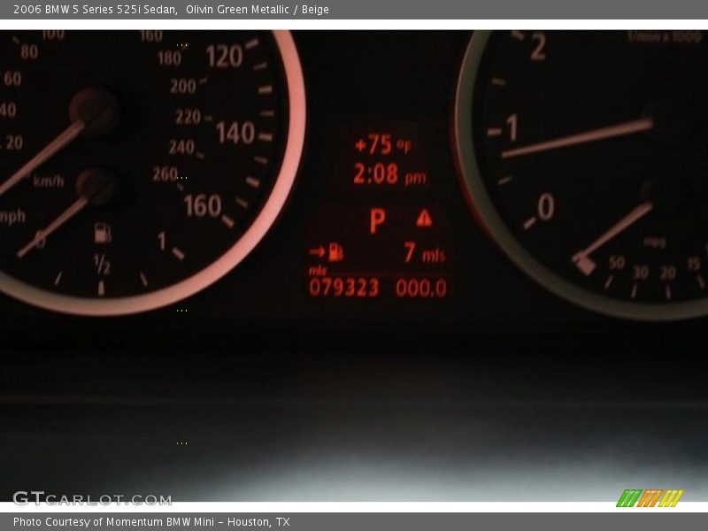 Olivin Green Metallic / Beige 2006 BMW 5 Series 525i Sedan
