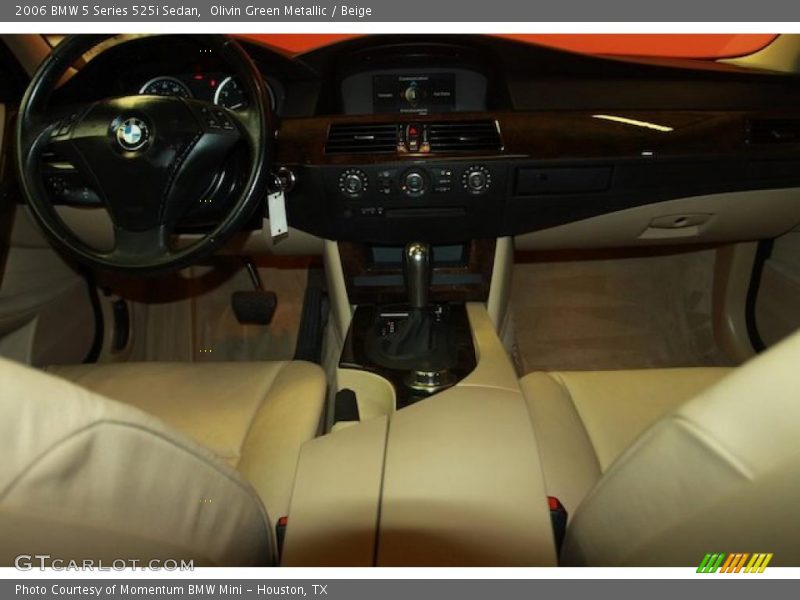 Olivin Green Metallic / Beige 2006 BMW 5 Series 525i Sedan