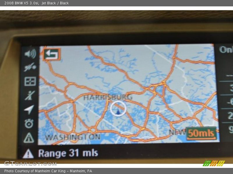 Jet Black / Black 2008 BMW X5 3.0si
