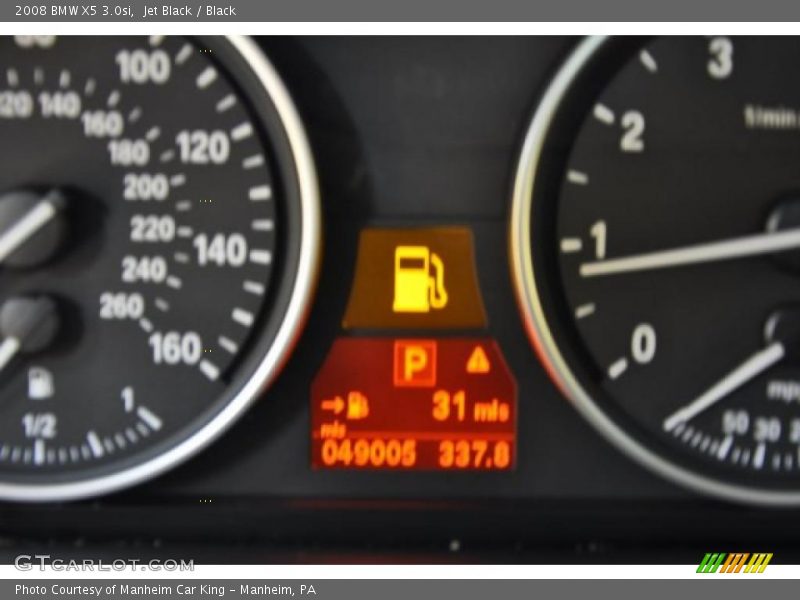 Jet Black / Black 2008 BMW X5 3.0si