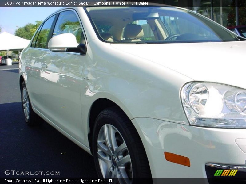 Campanella White / Pure Beige 2007 Volkswagen Jetta Wolfsburg Edition Sedan