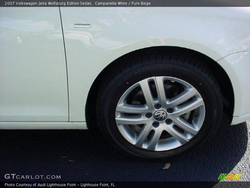 Campanella White / Pure Beige 2007 Volkswagen Jetta Wolfsburg Edition Sedan