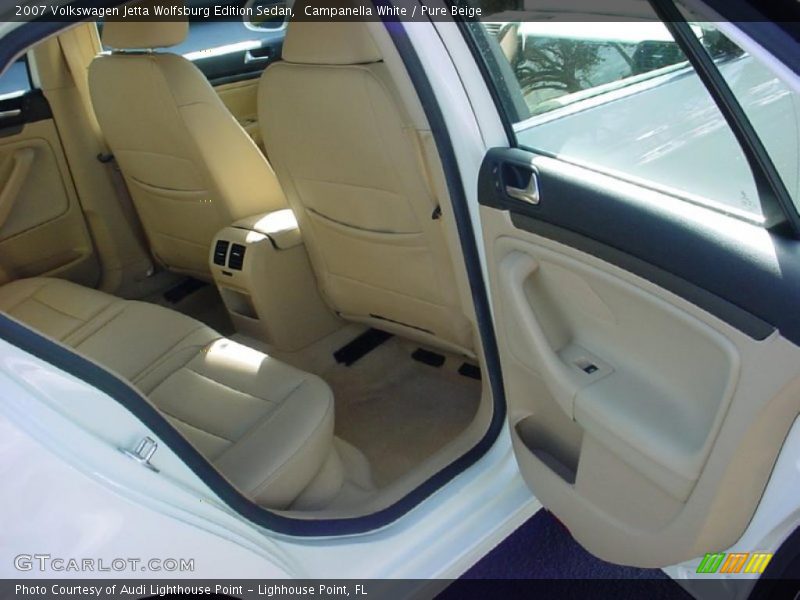 Campanella White / Pure Beige 2007 Volkswagen Jetta Wolfsburg Edition Sedan