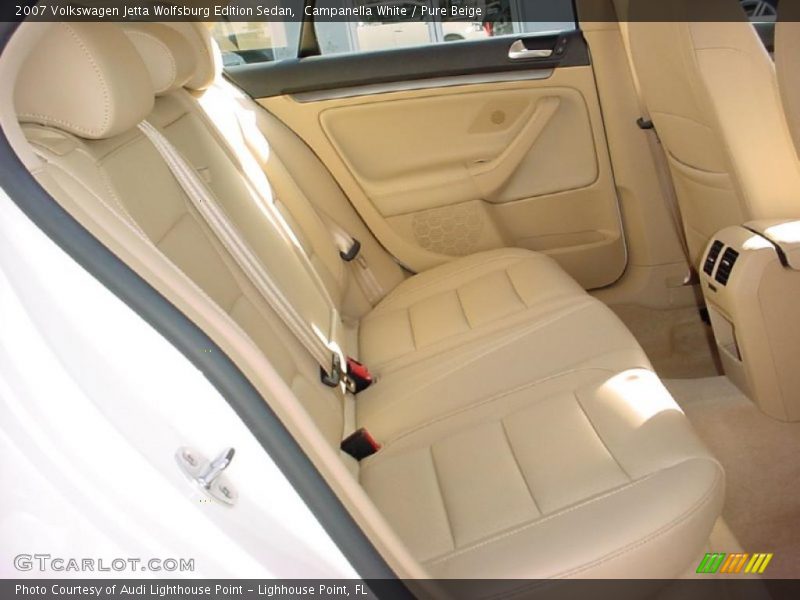 Campanella White / Pure Beige 2007 Volkswagen Jetta Wolfsburg Edition Sedan