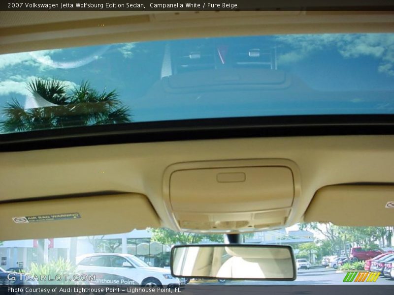 Campanella White / Pure Beige 2007 Volkswagen Jetta Wolfsburg Edition Sedan