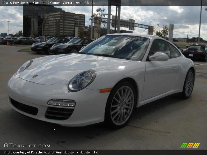 Carrara White / Black 2010 Porsche 911 Carrera 4S Coupe