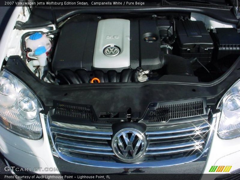 Campanella White / Pure Beige 2007 Volkswagen Jetta Wolfsburg Edition Sedan