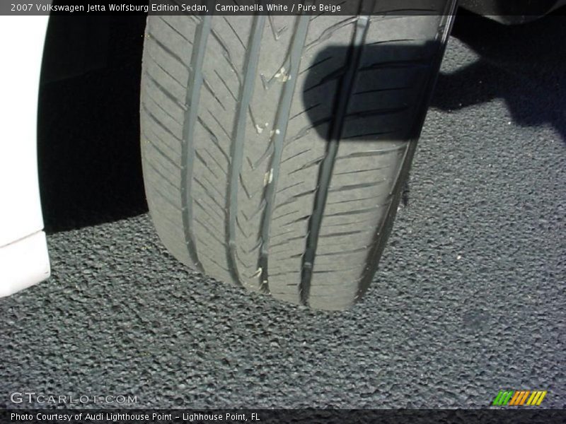 Campanella White / Pure Beige 2007 Volkswagen Jetta Wolfsburg Edition Sedan