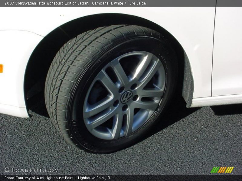 Campanella White / Pure Beige 2007 Volkswagen Jetta Wolfsburg Edition Sedan