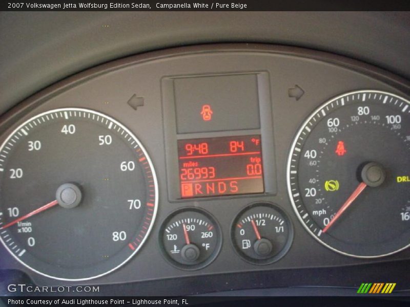 Campanella White / Pure Beige 2007 Volkswagen Jetta Wolfsburg Edition Sedan