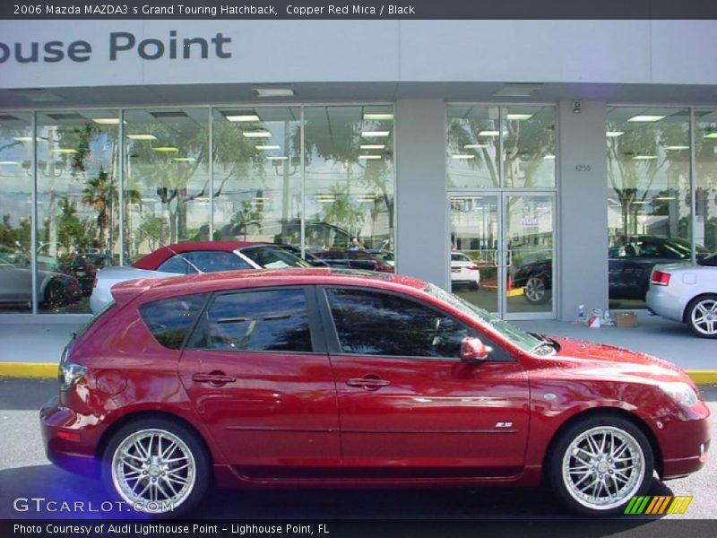 Copper Red Mica / Black 2006 Mazda MAZDA3 s Grand Touring Hatchback