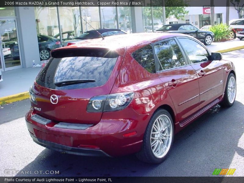 Copper Red Mica / Black 2006 Mazda MAZDA3 s Grand Touring Hatchback