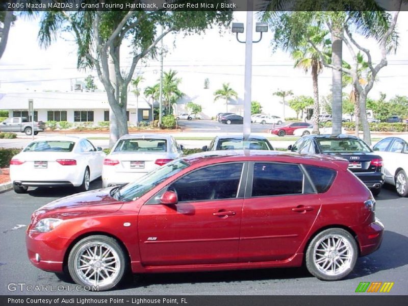 Copper Red Mica / Black 2006 Mazda MAZDA3 s Grand Touring Hatchback