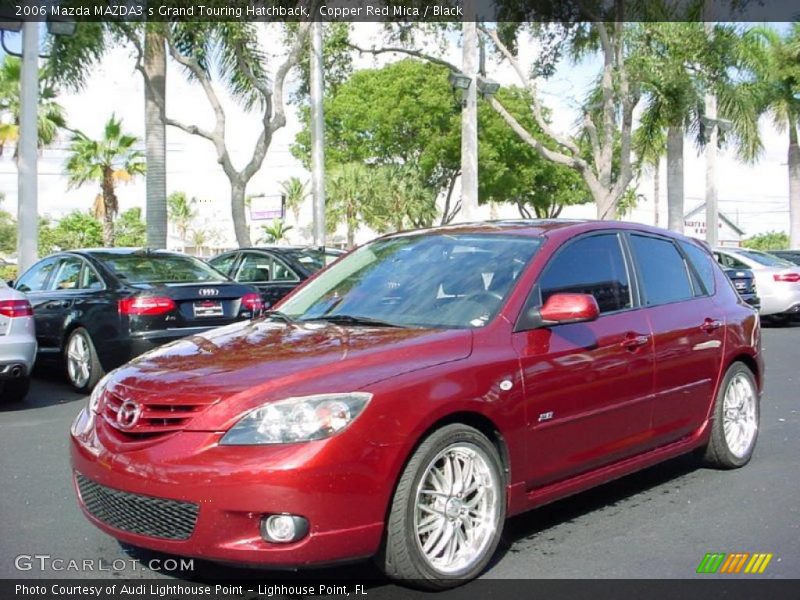 Copper Red Mica / Black 2006 Mazda MAZDA3 s Grand Touring Hatchback