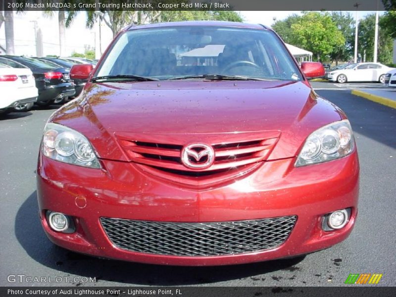Copper Red Mica / Black 2006 Mazda MAZDA3 s Grand Touring Hatchback