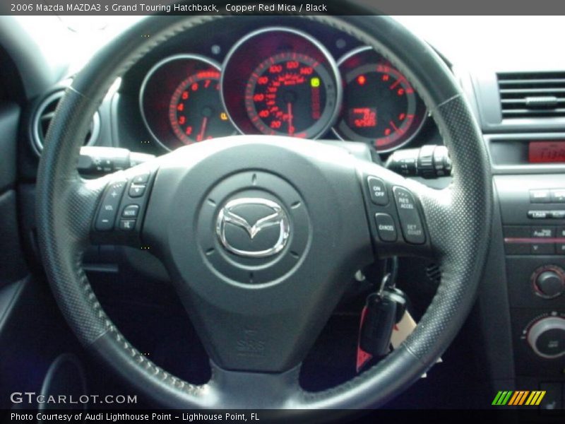 Copper Red Mica / Black 2006 Mazda MAZDA3 s Grand Touring Hatchback