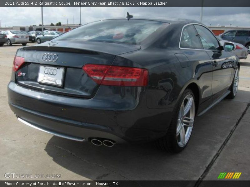 Meteor Grey Pearl Effect / Black Silk Nappa Leather 2011 Audi S5 4.2 FSI quattro Coupe