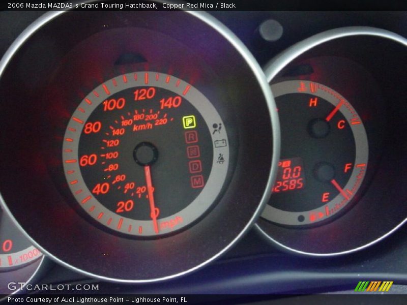 Copper Red Mica / Black 2006 Mazda MAZDA3 s Grand Touring Hatchback