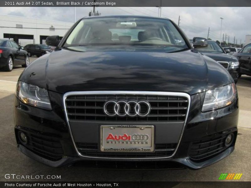 Brilliant Black / Cardamom Beige 2011 Audi A4 2.0T Sedan