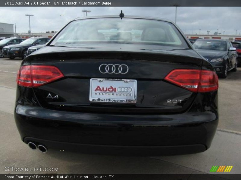 Brilliant Black / Cardamom Beige 2011 Audi A4 2.0T Sedan