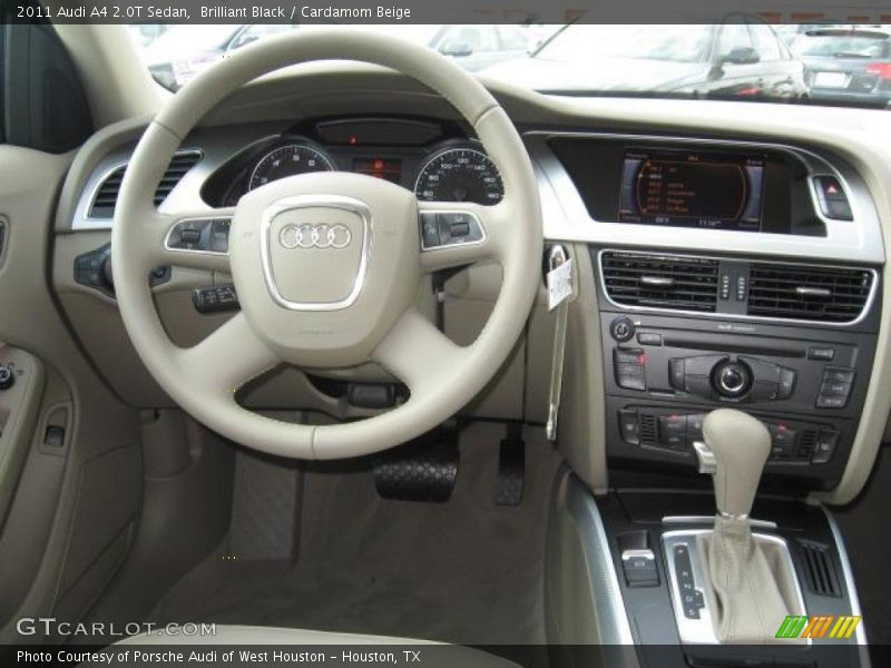 Brilliant Black / Cardamom Beige 2011 Audi A4 2.0T Sedan
