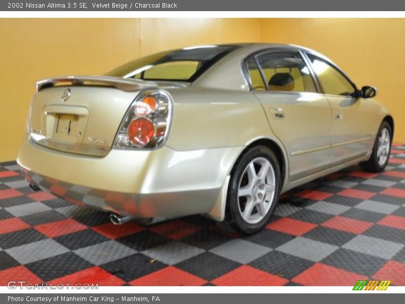 Velvet Beige / Charcoal Black 2002 Nissan Altima 3.5 SE