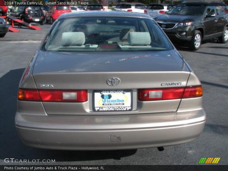 Desert Sand Mica / Taupe 2004 Toyota Camry LE