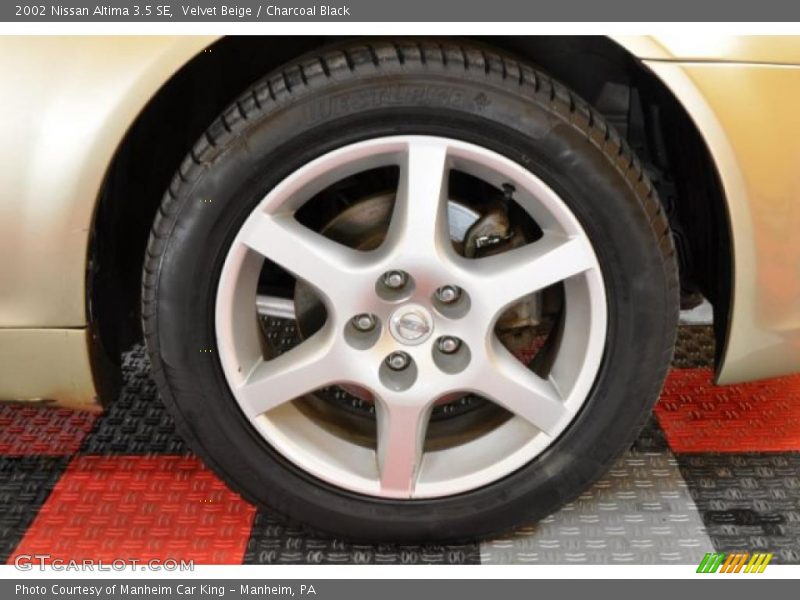 Velvet Beige / Charcoal Black 2002 Nissan Altima 3.5 SE