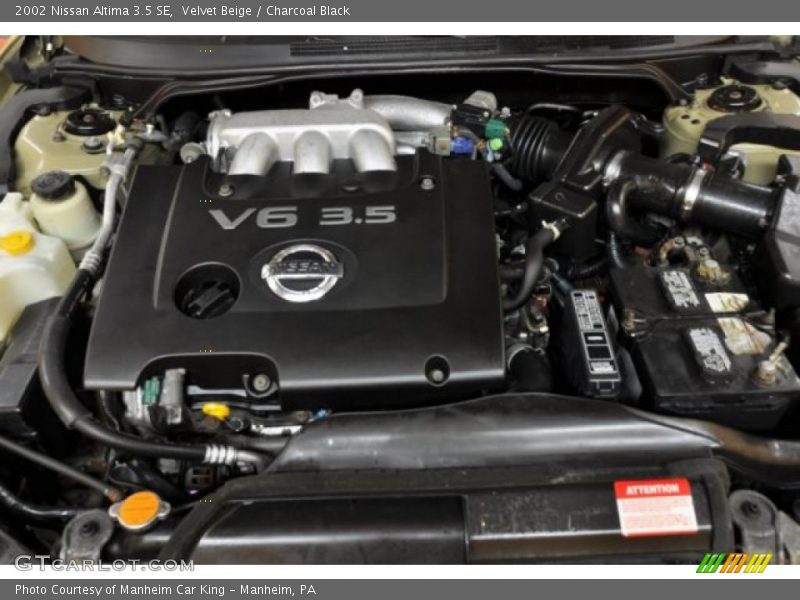Velvet Beige / Charcoal Black 2002 Nissan Altima 3.5 SE