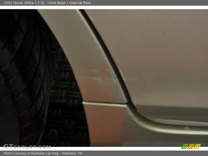 Velvet Beige / Charcoal Black 2002 Nissan Altima 3.5 SE