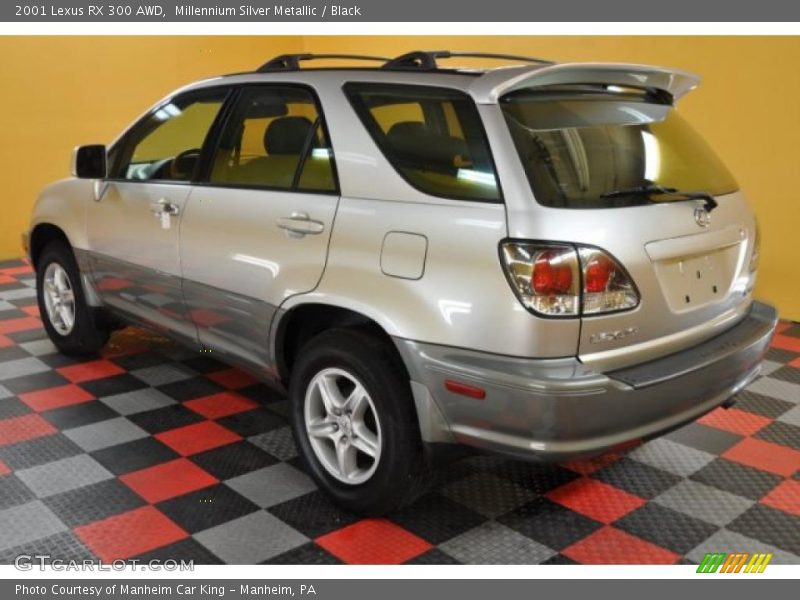 Millennium Silver Metallic / Black 2001 Lexus RX 300 AWD