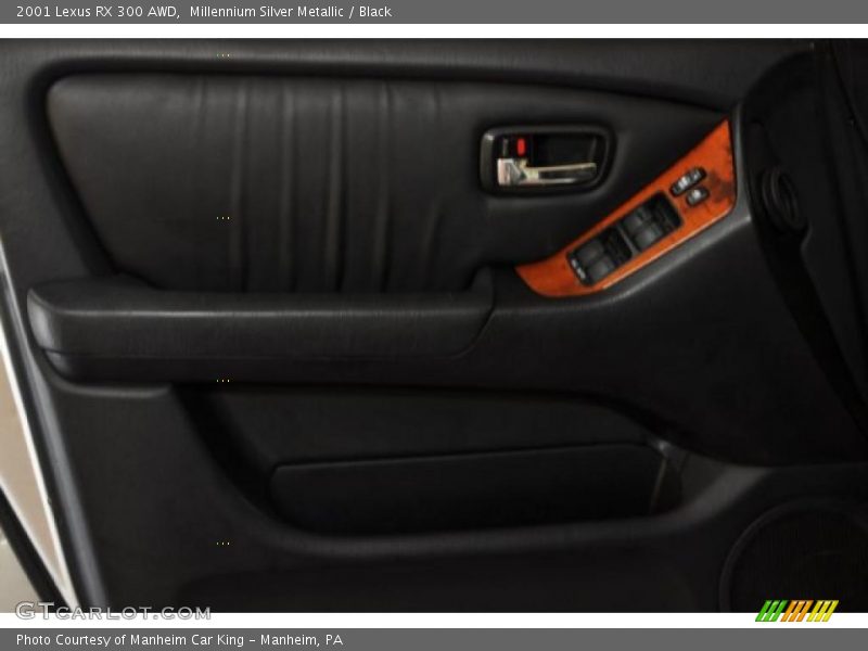 Millennium Silver Metallic / Black 2001 Lexus RX 300 AWD