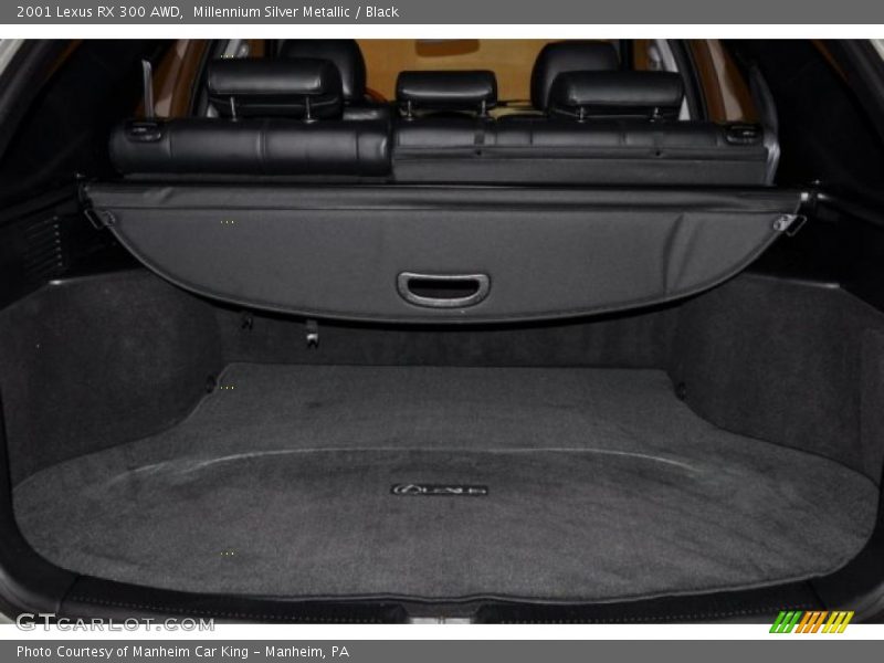 Millennium Silver Metallic / Black 2001 Lexus RX 300 AWD