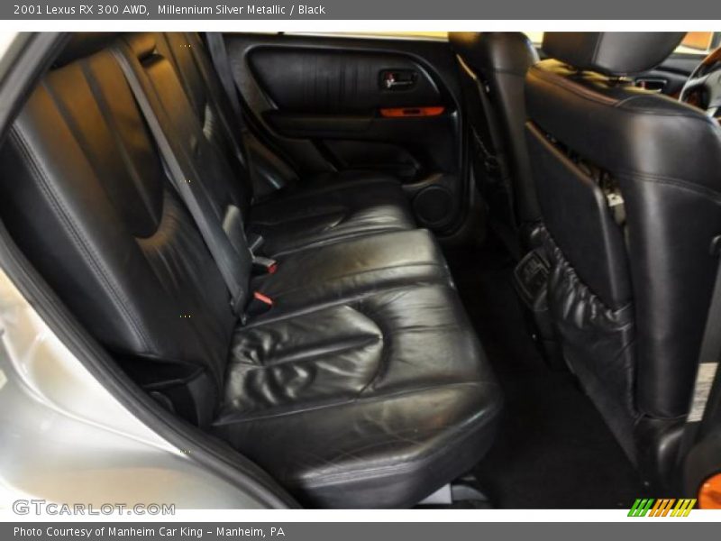 Millennium Silver Metallic / Black 2001 Lexus RX 300 AWD