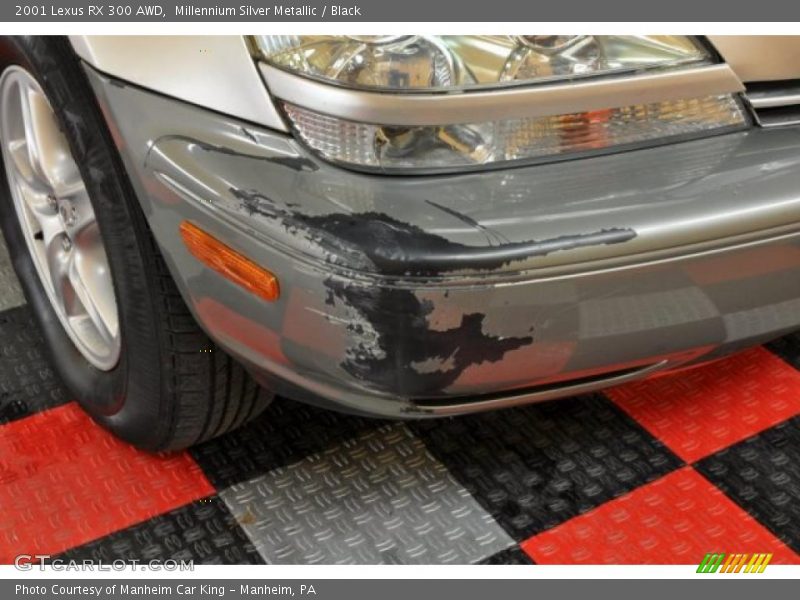 Millennium Silver Metallic / Black 2001 Lexus RX 300 AWD