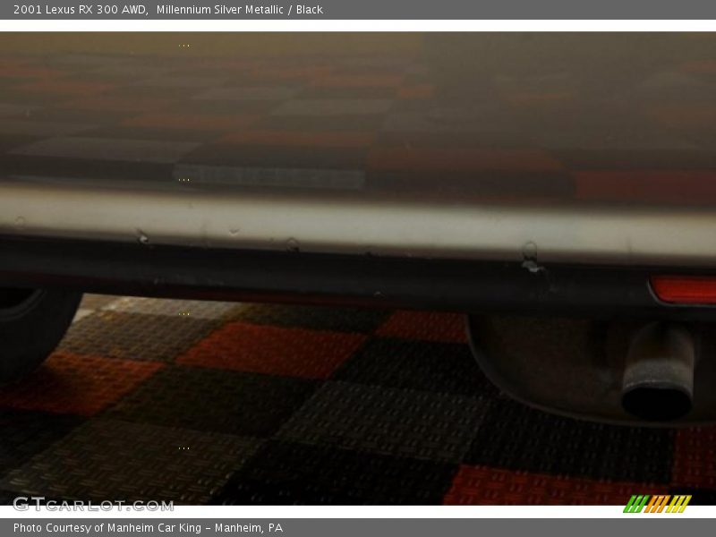 Millennium Silver Metallic / Black 2001 Lexus RX 300 AWD