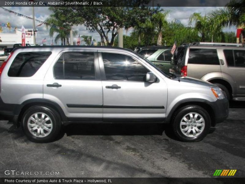 Alabaster Silver Metallic / Black 2006 Honda CR-V EX