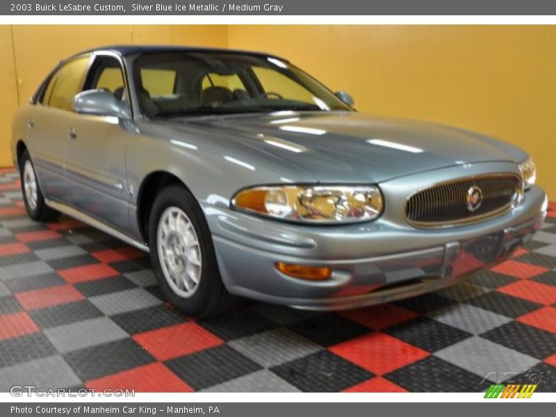 Silver Blue Ice Metallic / Medium Gray 2003 Buick LeSabre Custom
