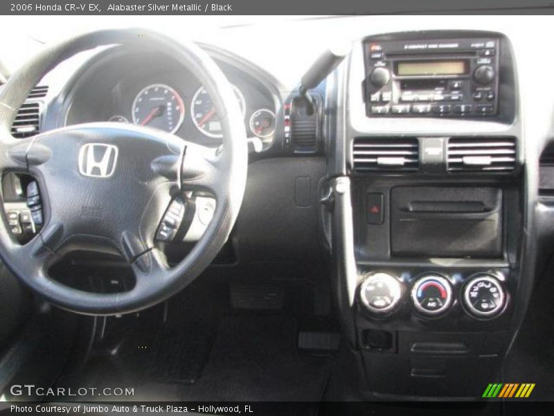 Alabaster Silver Metallic / Black 2006 Honda CR-V EX