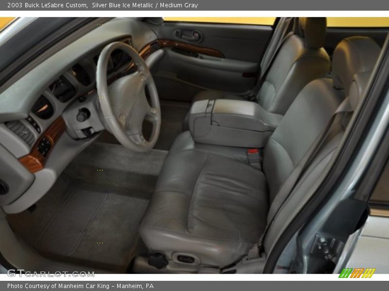 Silver Blue Ice Metallic / Medium Gray 2003 Buick LeSabre Custom